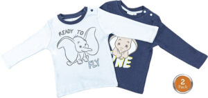 Disney Dumbo Little One baba póló, felső 2 db-os 74/80 cm